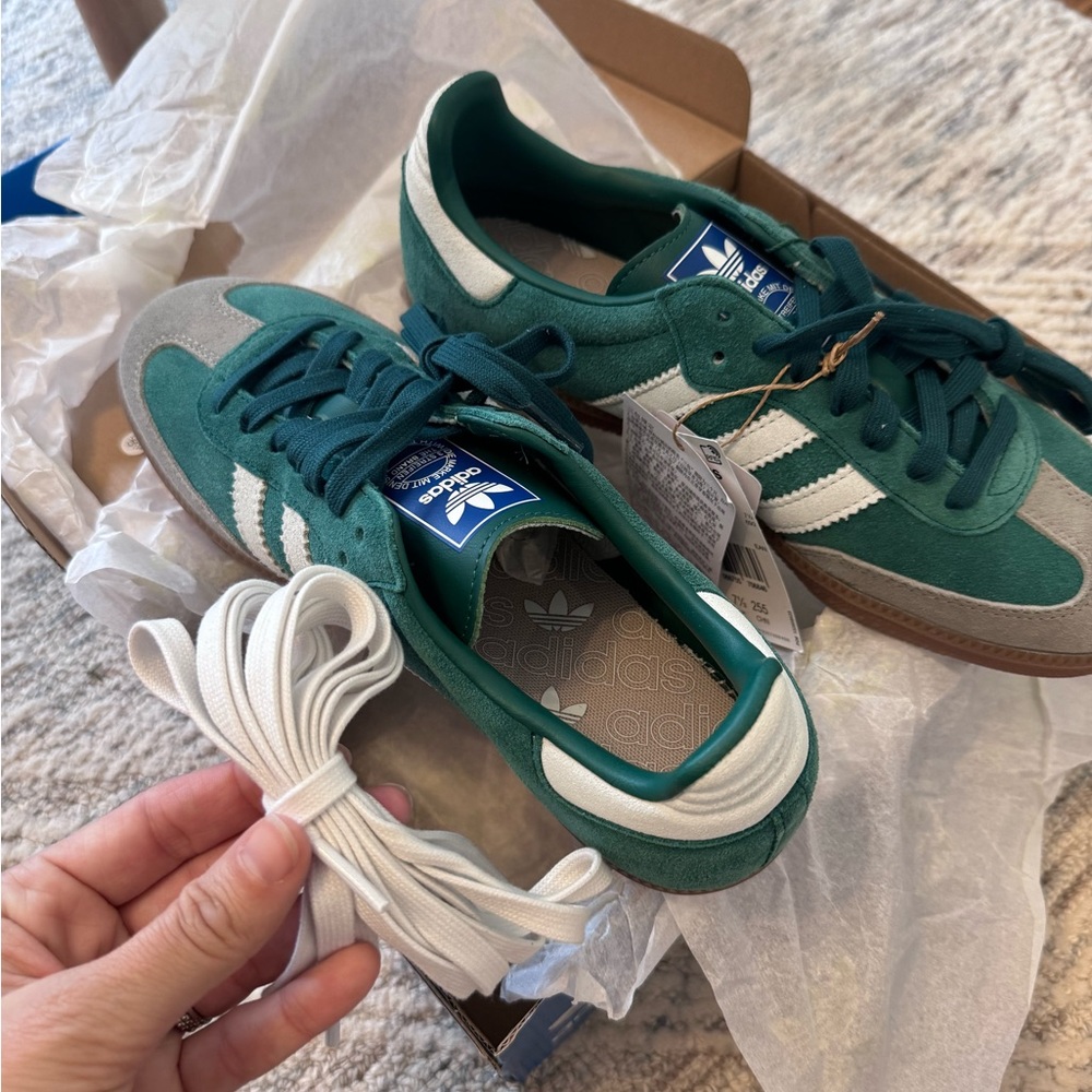 Adidas Sambas Colligate Green
